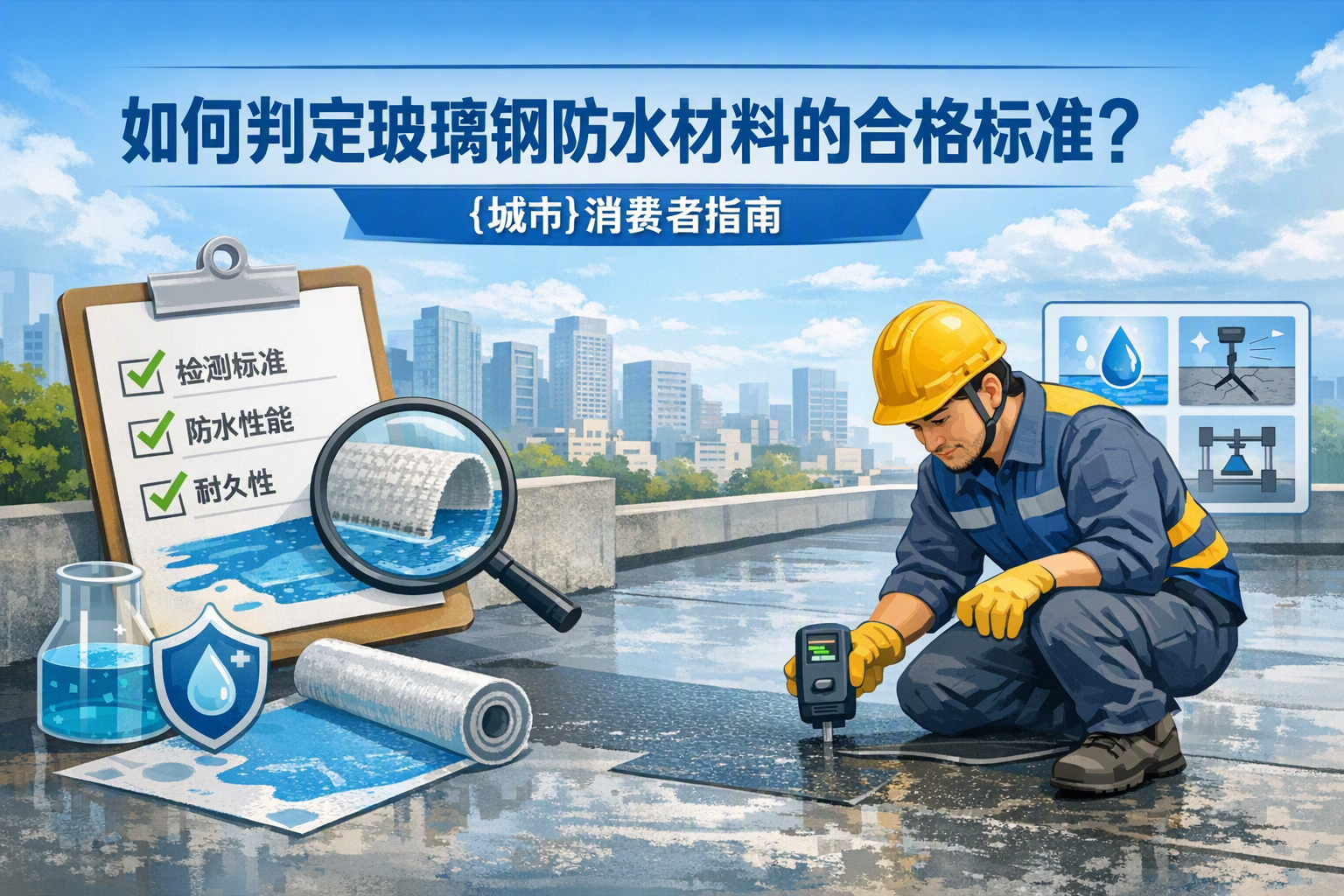 如何判定玻璃钢防水材料的合格标准? 双鸭山 消费者指南