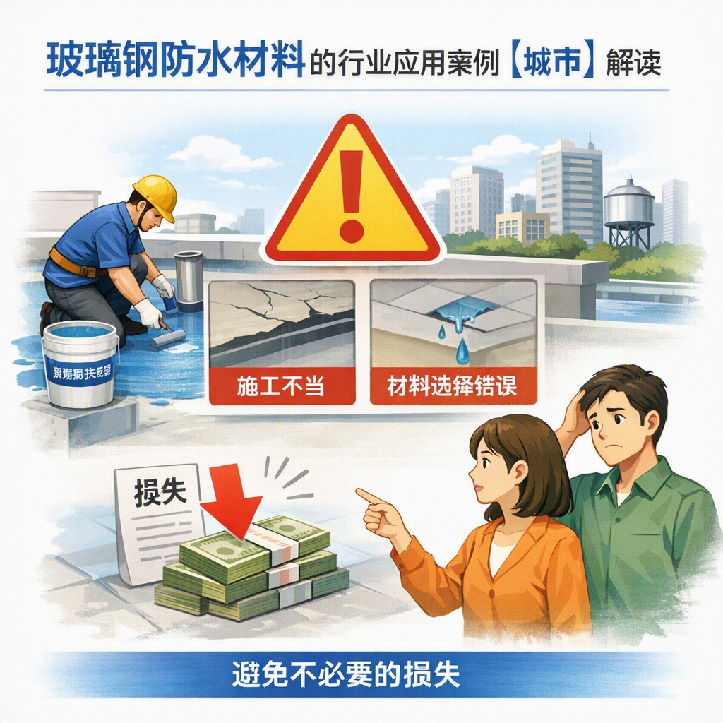 玻璃钢防水材料的行业应用案例，双鸭山解读